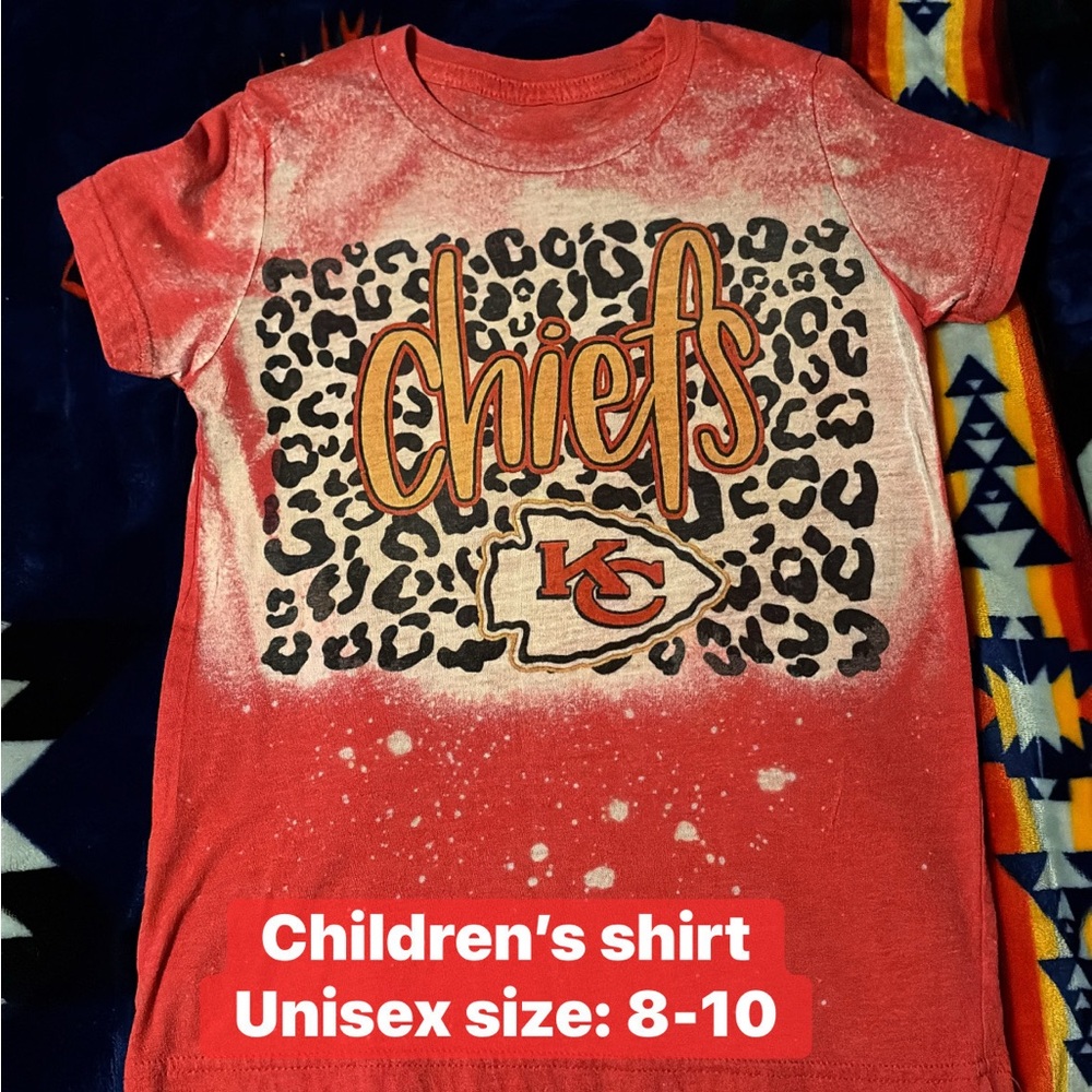 Red Kids Chiefs Graphic T-Shirt
